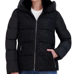 Laundry by Shelli Segal black jacket with sequin embellished front. ❗️NWT❗️